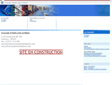 Tablet Screenshot of consolatoitaliabenin.net